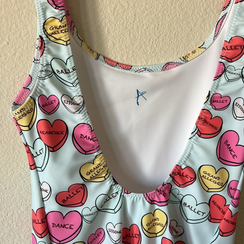 Aurora Skirts Valentine Love Leotard M like Yumiko Luckyleo - Picture 5 of 5